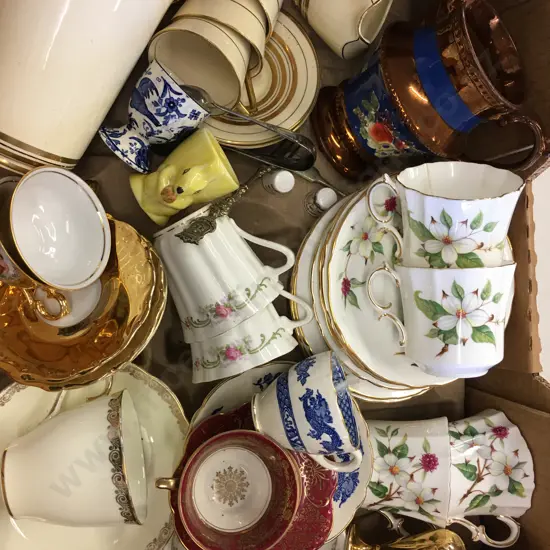 Assorted China Items Box Of