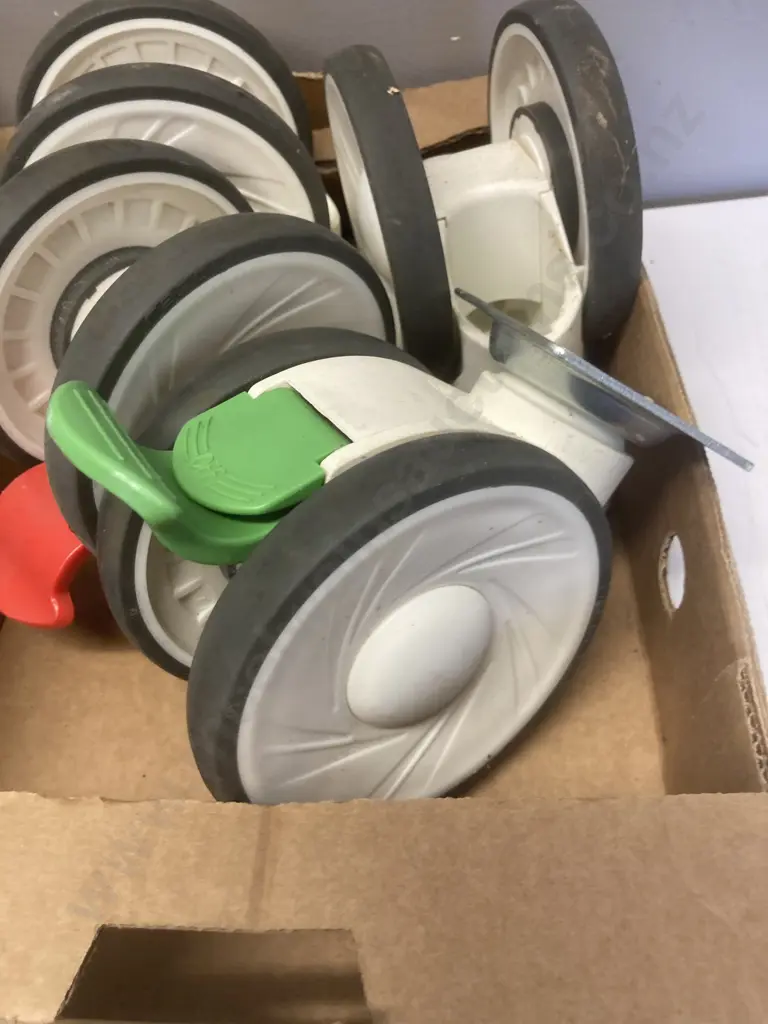 2 x Boxes of Castor / Small Wheel Sets Image 1++