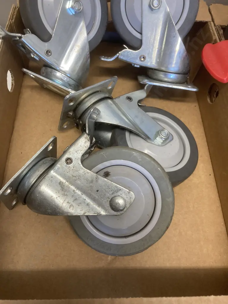 2 x Boxes of Castor / Small Wheel Sets Image 1++