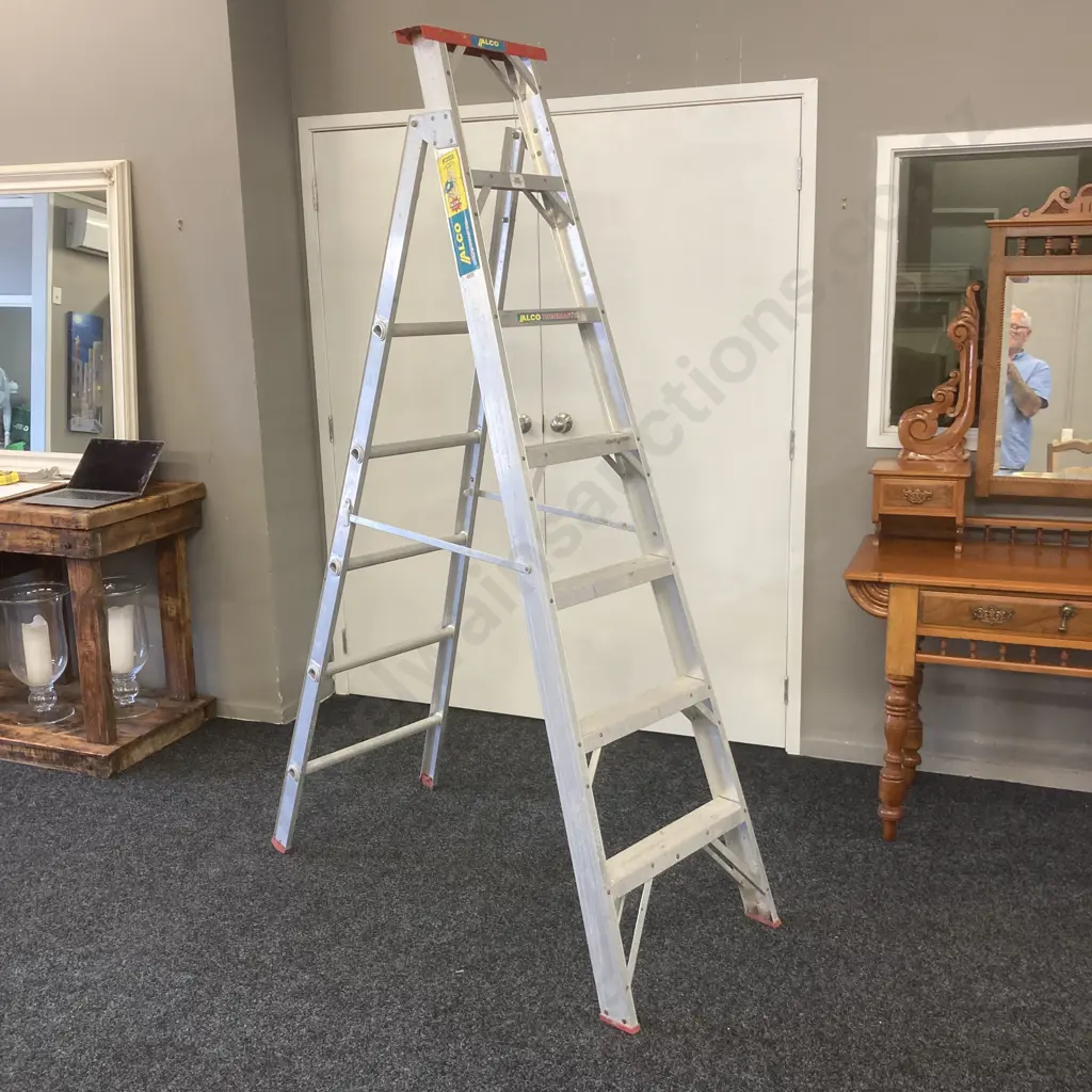 Alco Homemaster Domestic Combination Step Extension Ladder. 2.13m - 3.89m, ACH 7, Max 120Kg Image 1++