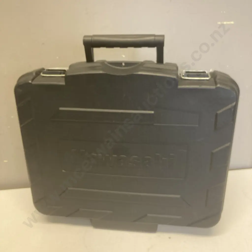 Kawasaki 18V Cordless Drill / Driver, Impact Driver, 2 x 1300mAh Batteries & Charger In Case (Charger Not Working) Image 1++