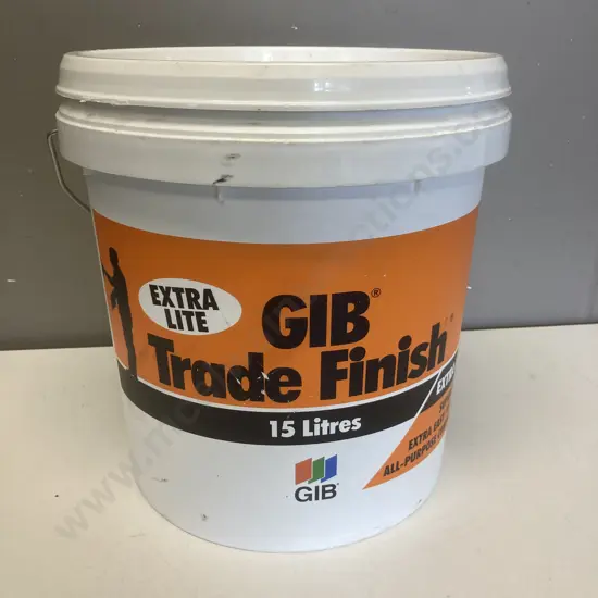 Gib Trade Finish - Extra Lite In 15Kg Bucket