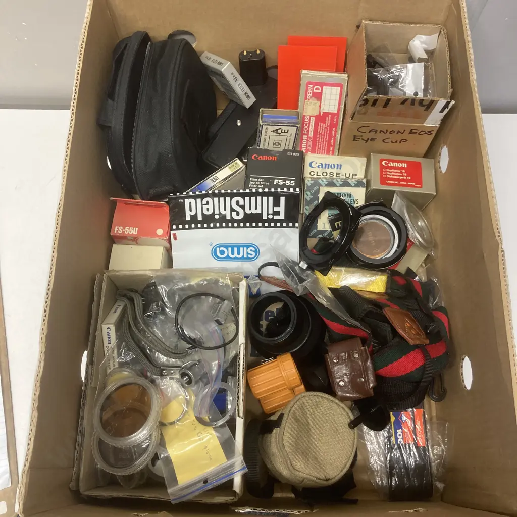 Box Lot Canon Camera Accessories & Others Image 1++