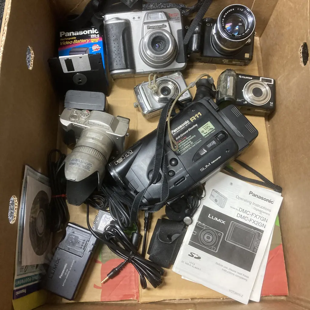 Box Lot Camera Gear - Panasonic & FujiFilm Etc Image 1++