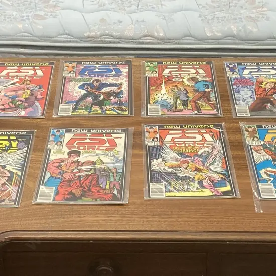 PSI FORCE by Marvel 1986 - 1987 Comic Series 1-12 & #1 Giant-Sized Annual New Universe, (vendor took back)