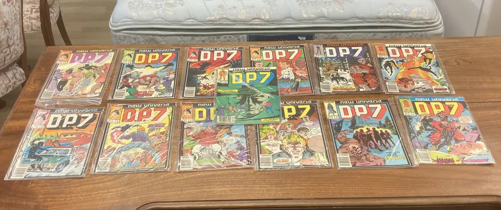 D.P.7 by Marvel 1986 - 1989 Comic Series #1, #3-13 & #1 Giant-Sized Annual New Universe, (vendor took back) Image 1++