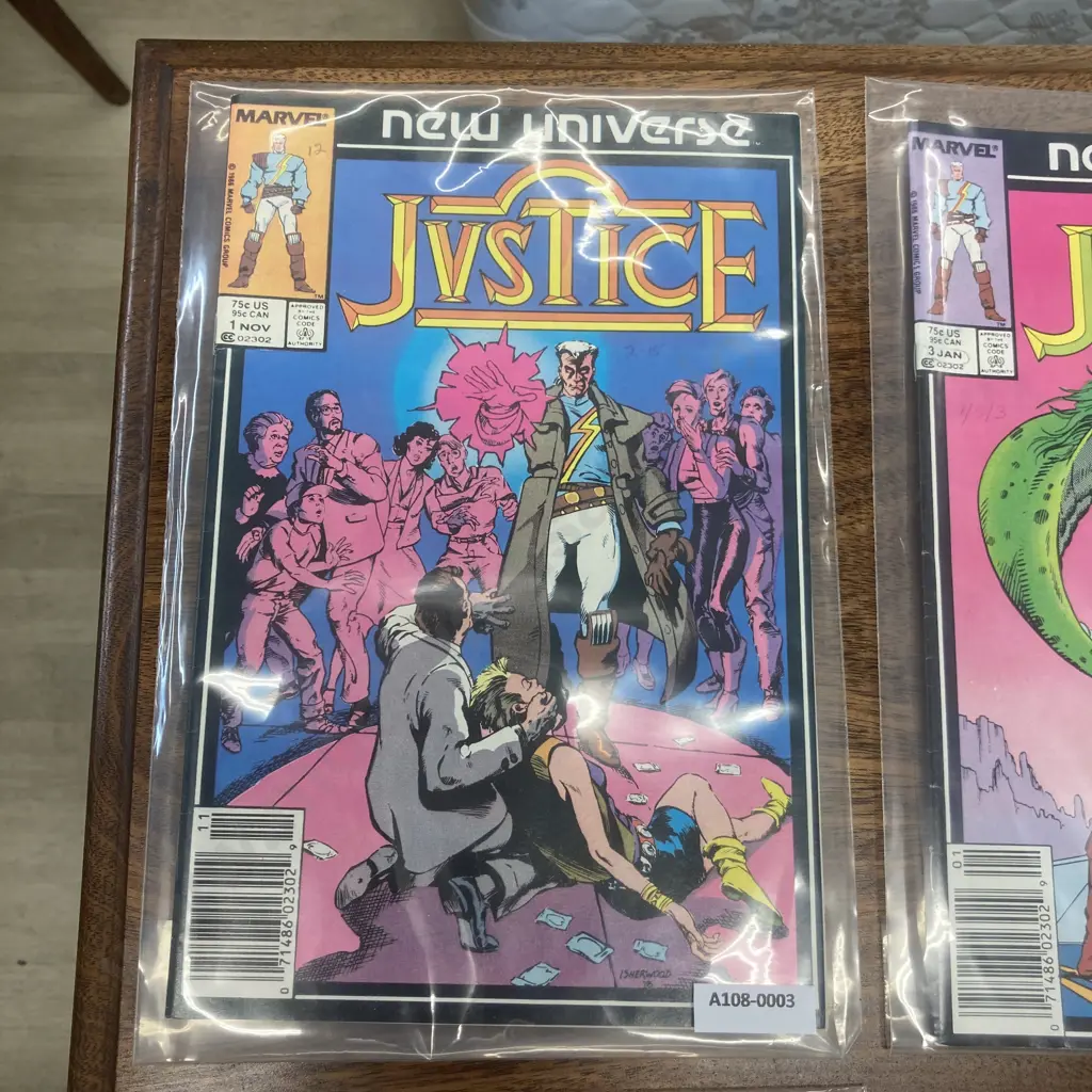JVSTICE by Marvel 1986 - 1987 Comic Series Numbers 1-13 New Universe, (vendor took back) Image 1++