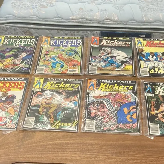 KICKERS INC by Marvel 1986 - 1987 Complete Comic Series Set 1-12 New Universe, (vendor took back)