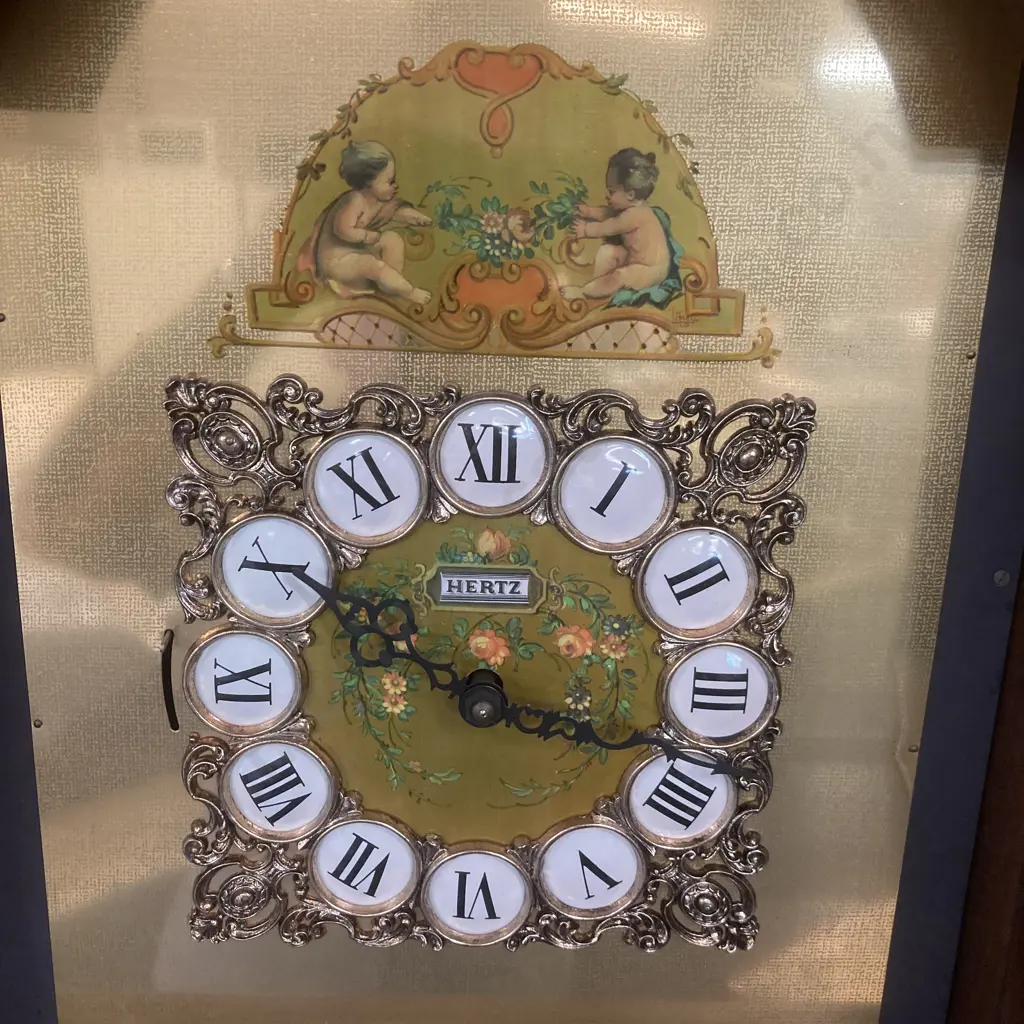 Grandfather Clock - Hertz Italia Clock Co, Chiming. H201cm Image 1++