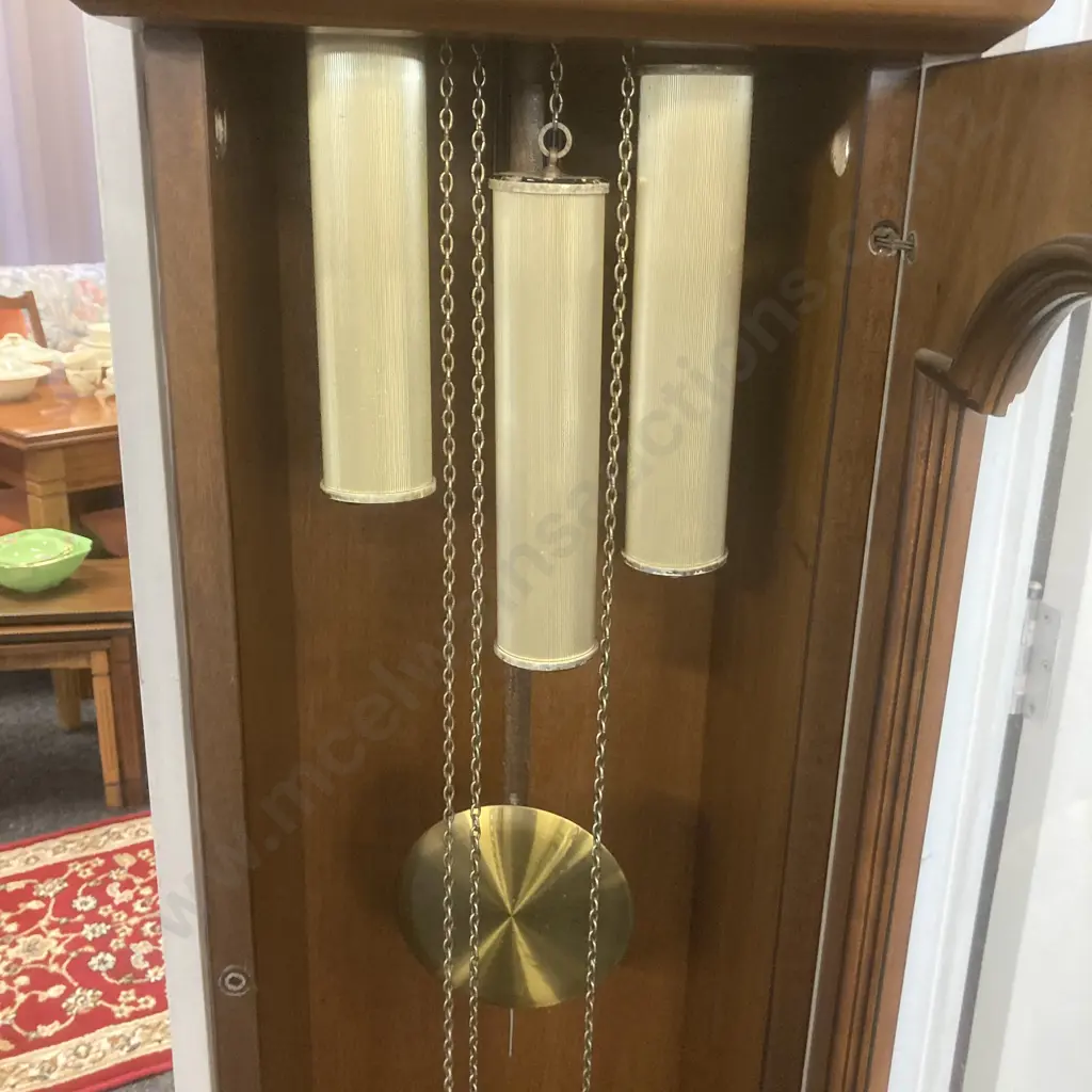 Grandfather Clock - Hertz Italia Clock Co, Chiming. H201cm Image 1++