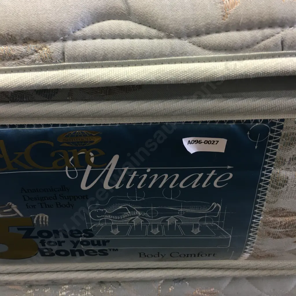 Double Bed - Dunlop Bedding Back Care Ultimate, Double Pillow Top Image 1++