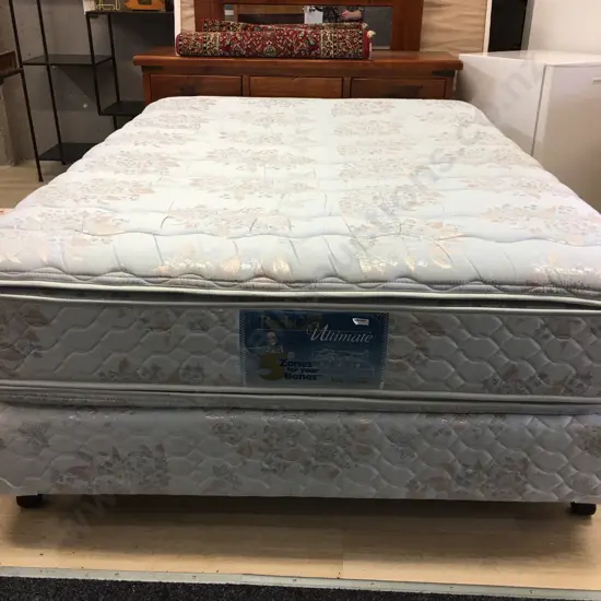 Double Bed - Dunlop Bedding Back Care Ultimate, Double Pillow Top