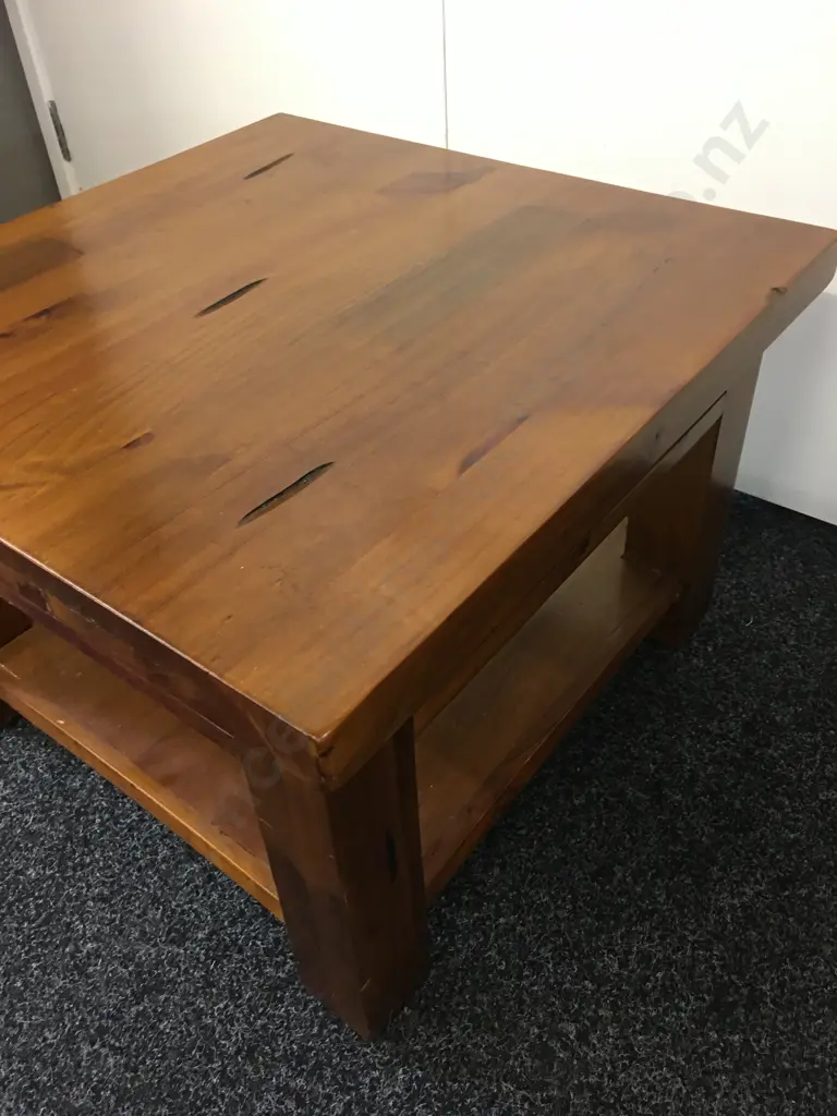 Wooden Occasional Table. H40 W60 D60cm Image 1++