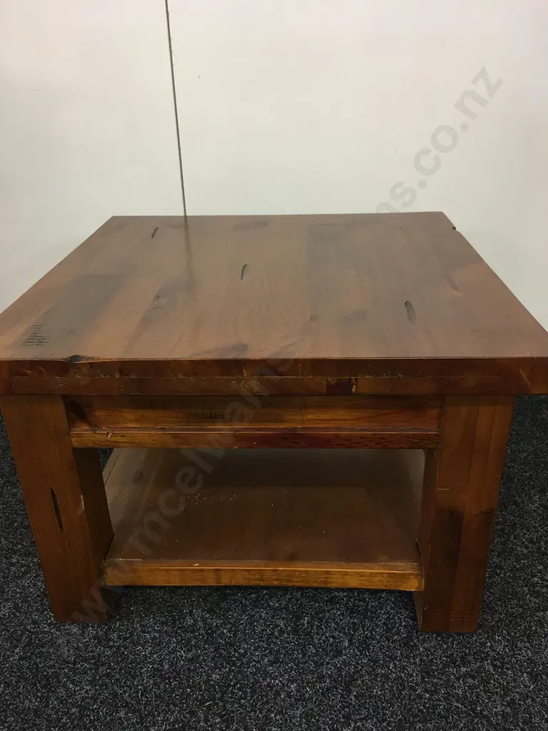 Wooden Occasional Table. H40 W60 D60cm Image 1++