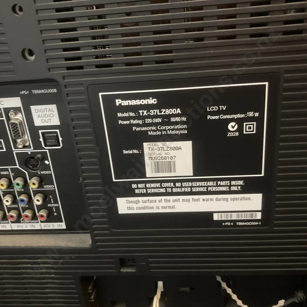 Panasonic Viera 37" TV Model TX-37LZ800A & DMR-XW390 500GB HDD DVD HD Freeview Recorder Twin Tuner & Remote Control Image 1++