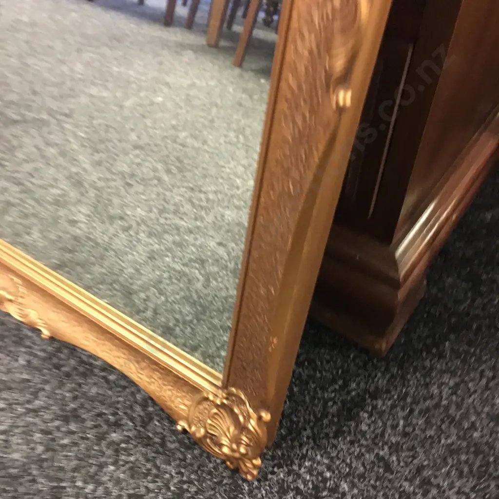 Ornate Gilt Framed Mirror H70,W54cm. Image 1++