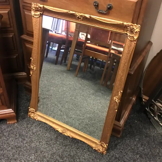Ornate Gilt Framed Mirror H70,W54cm.