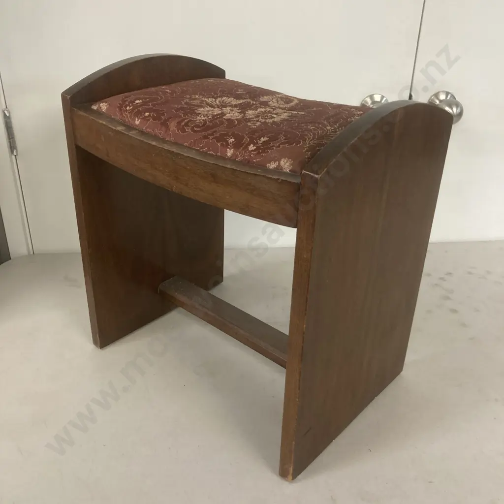 Antique Dressing Table Stool. H46 W42 D30cm Image 1++