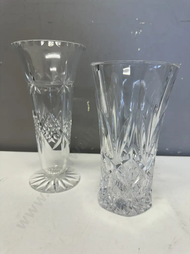 Vintage Crystal Vases Image 1++