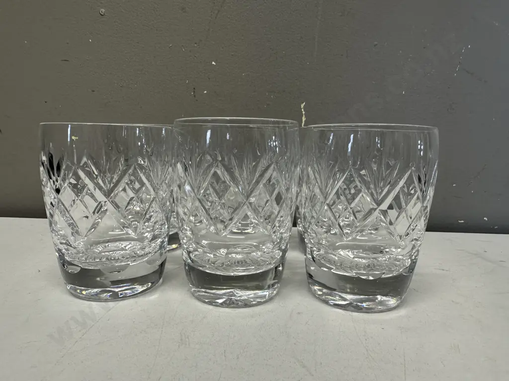 Set Of Six Royal Doulton Crystal Sherry Glasses Image 1++