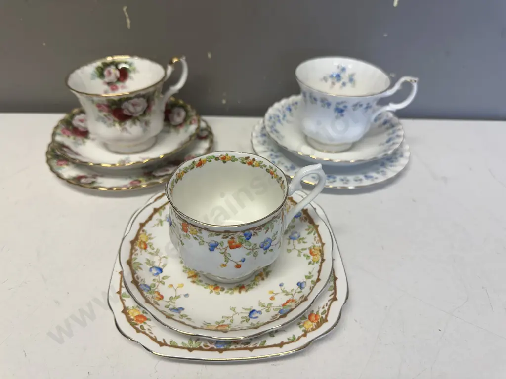 Vintage Royal Albert Trios x 3 Image 1++