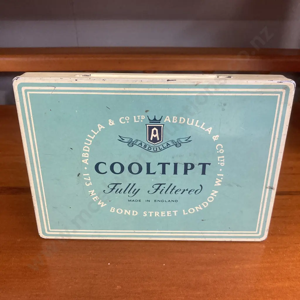 Vintage British Cigarette Tins - Ardath Tobacco Co 'State Express 555' &  Abdulla 'Cooltipt' (Not Saleable Donated) Image 1++