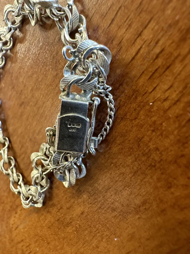 Vintage Bracelet With Safety Chain  Image 1++