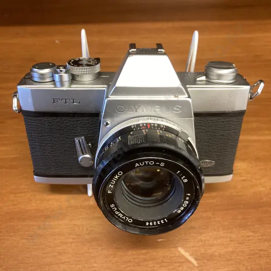 OLYMPUS FTL 35mm SLR Camera With F.Zuiko Auto-S 1:1.8 f=50mm Lens, Japan