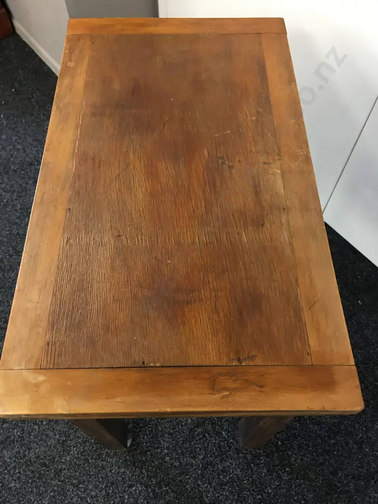 Vintage Draw Leaf Extension Side Table Image 1++