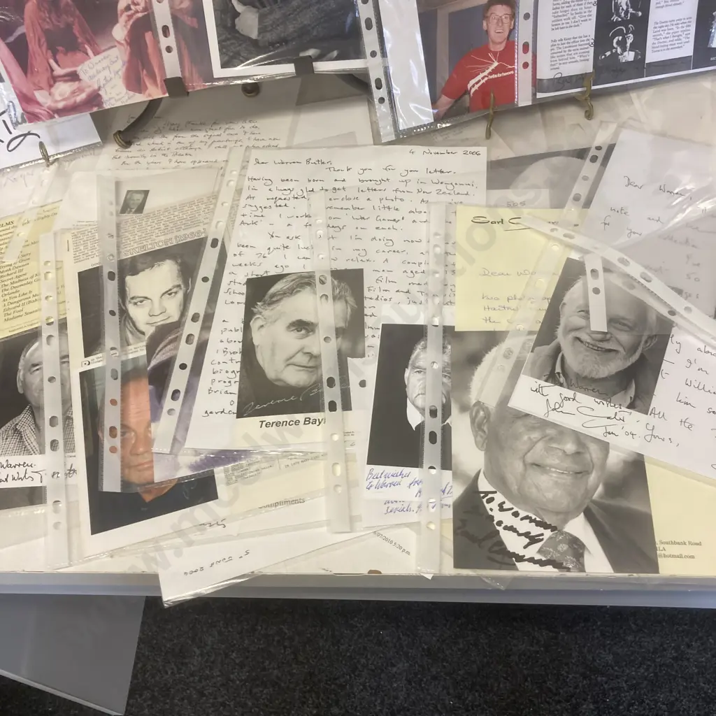 Dr Who Autographs, Correspondence, Signed Photos Etc Image 1++