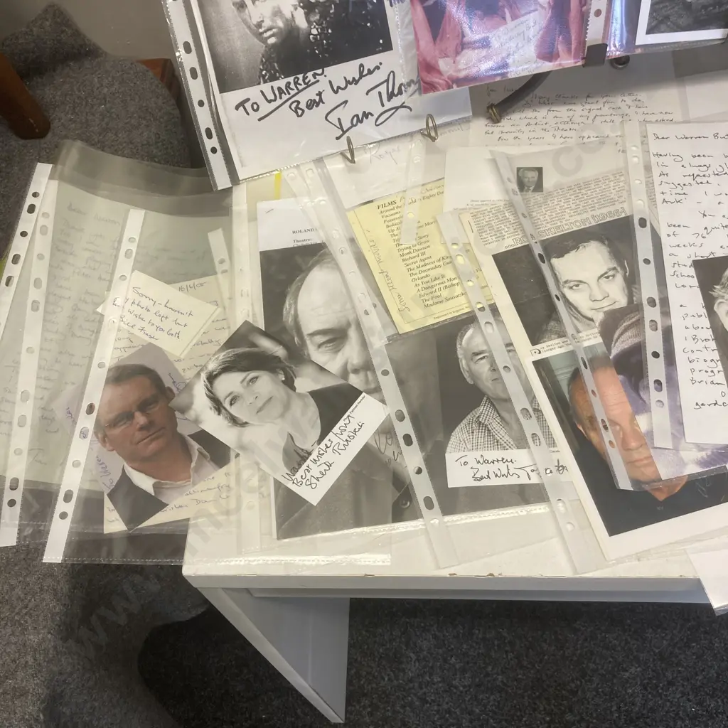Dr Who Autographs, Correspondence, Signed Photos Etc Image 1++