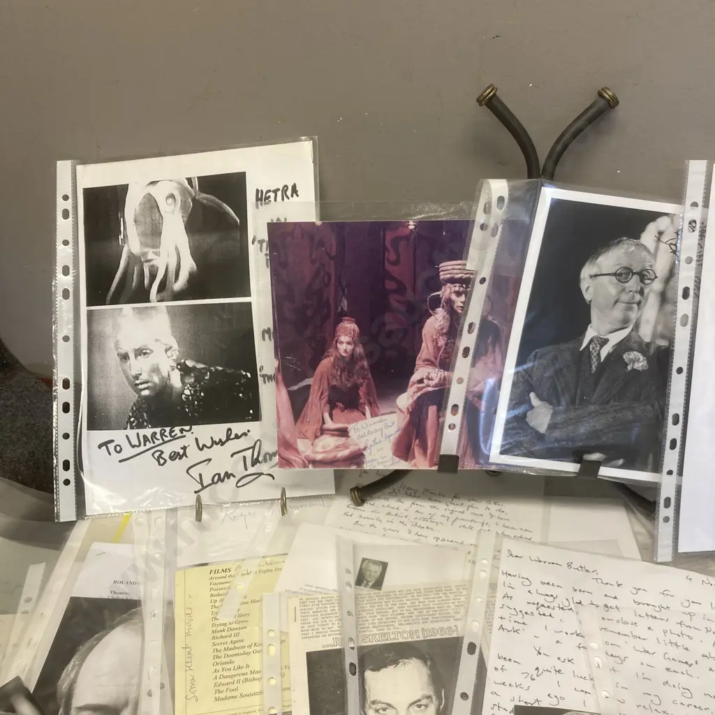 Dr Who Autographs, Correspondence, Signed Photos Etc Image 1++