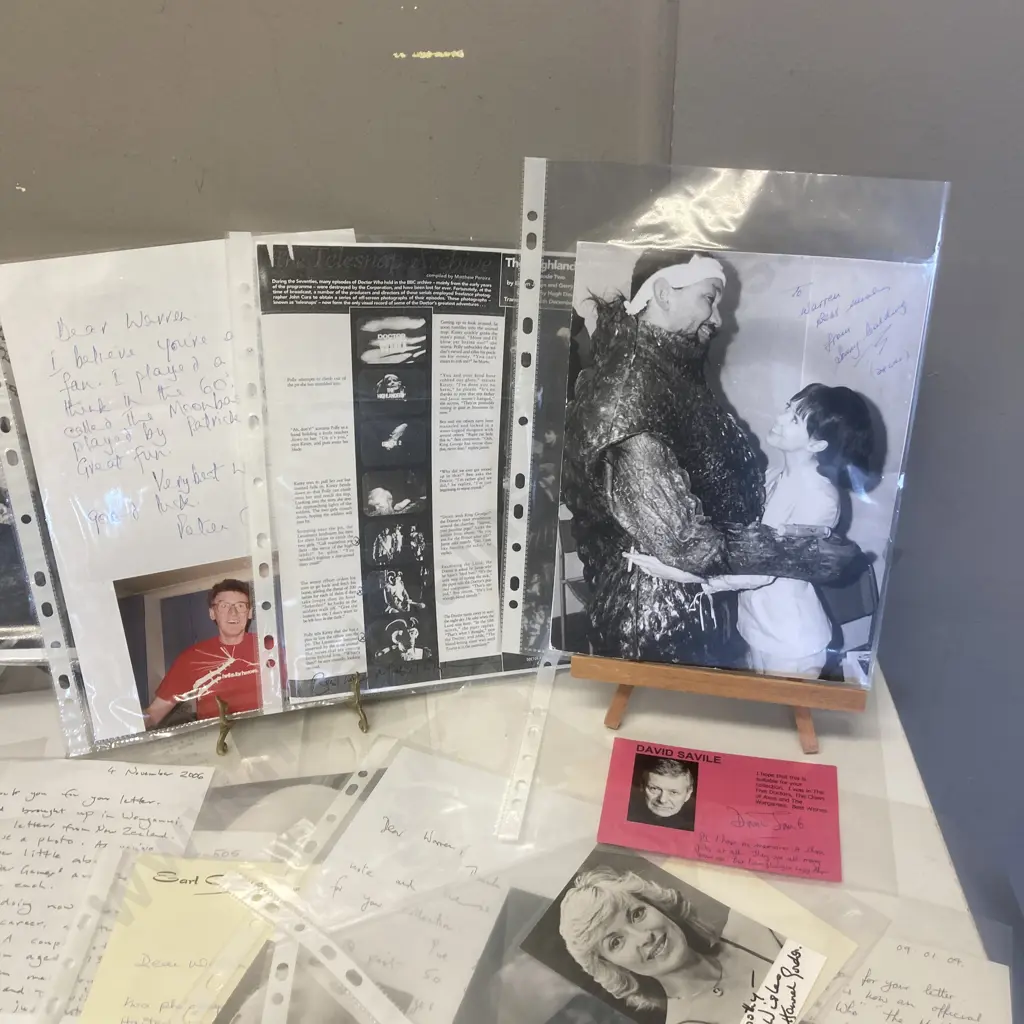 Dr Who Autographs, Correspondence, Signed Photos Etc Image 1++
