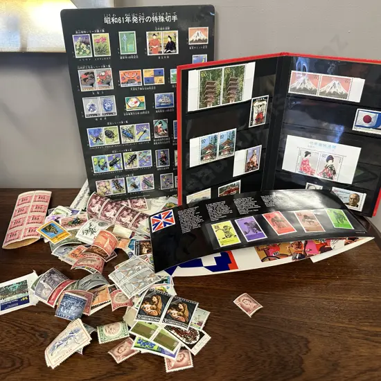 Selection Of Stamps Including Souviner Pack Etc