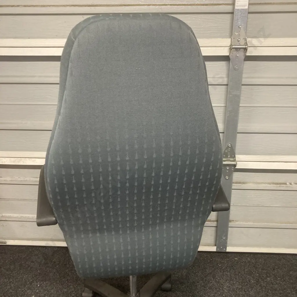 EOS 2 Lever Highback Armed Office Chair, Green Fabric Image 1++