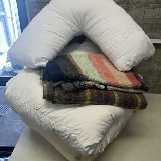 Assorted Single Size Linen, Cloud 9  Curved Pillow Etc