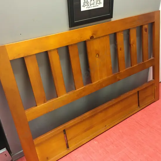 Pine Queen Size Headboard