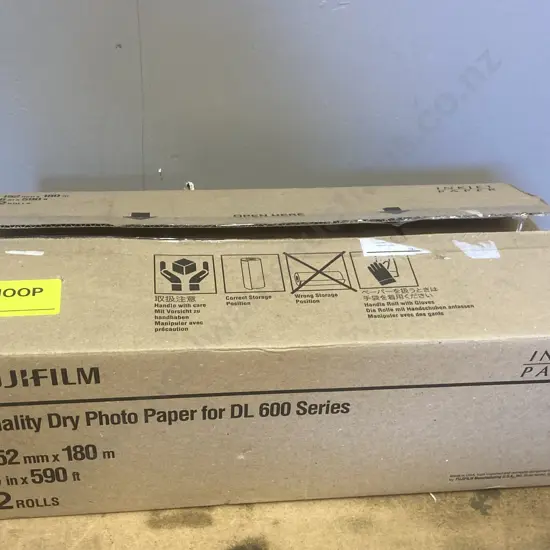 Fujifilm Quality Dry Photo Paper For DL 600 Series - 2 Rolls