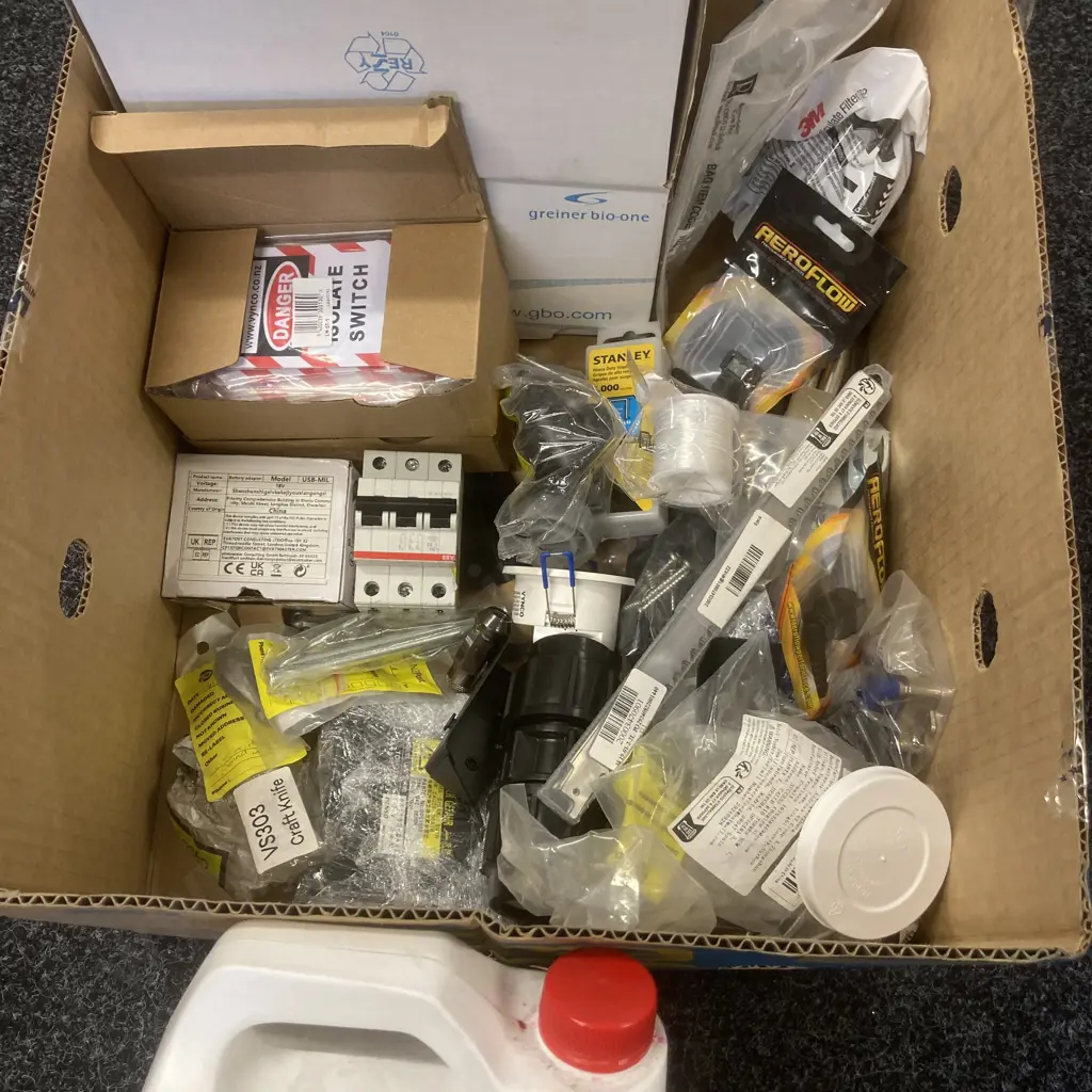 Box lot Mechanical, Electrical, Qualchem Degreaser Etc Image 1++