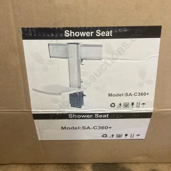 New Shower Seat Model SA-C360+ Dark Silver / White