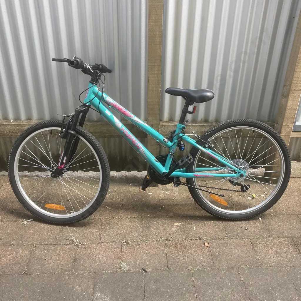 Green & Pink Hyper Bike - 60cm Image 1++