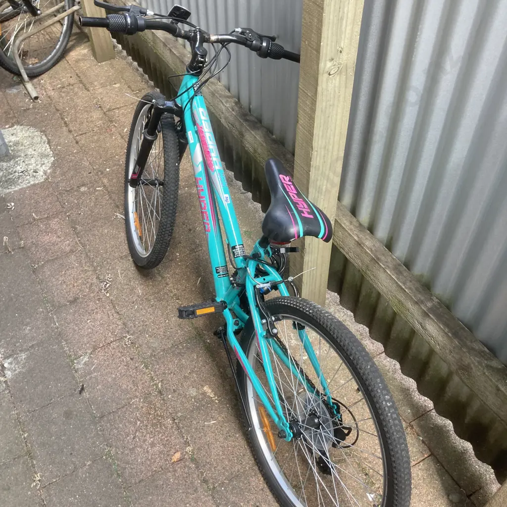 Green & Pink Hyper Bike - 60cm Image 1++