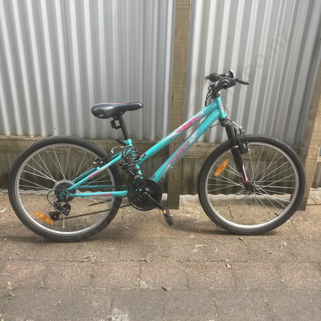 Green & Pink Hyper Bike - 60cm Image 1++
