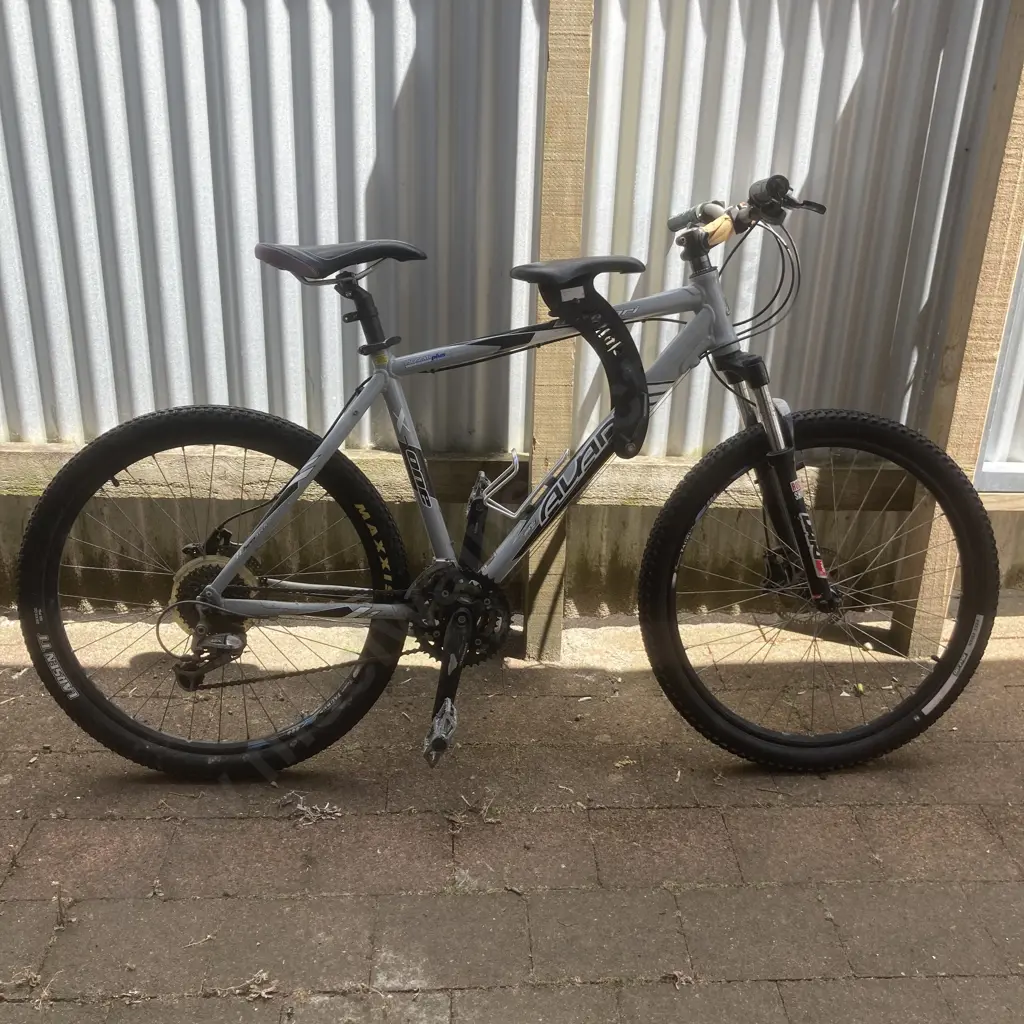 Silver & Black Avanti X-One Bike With Childs Seat Image 1++