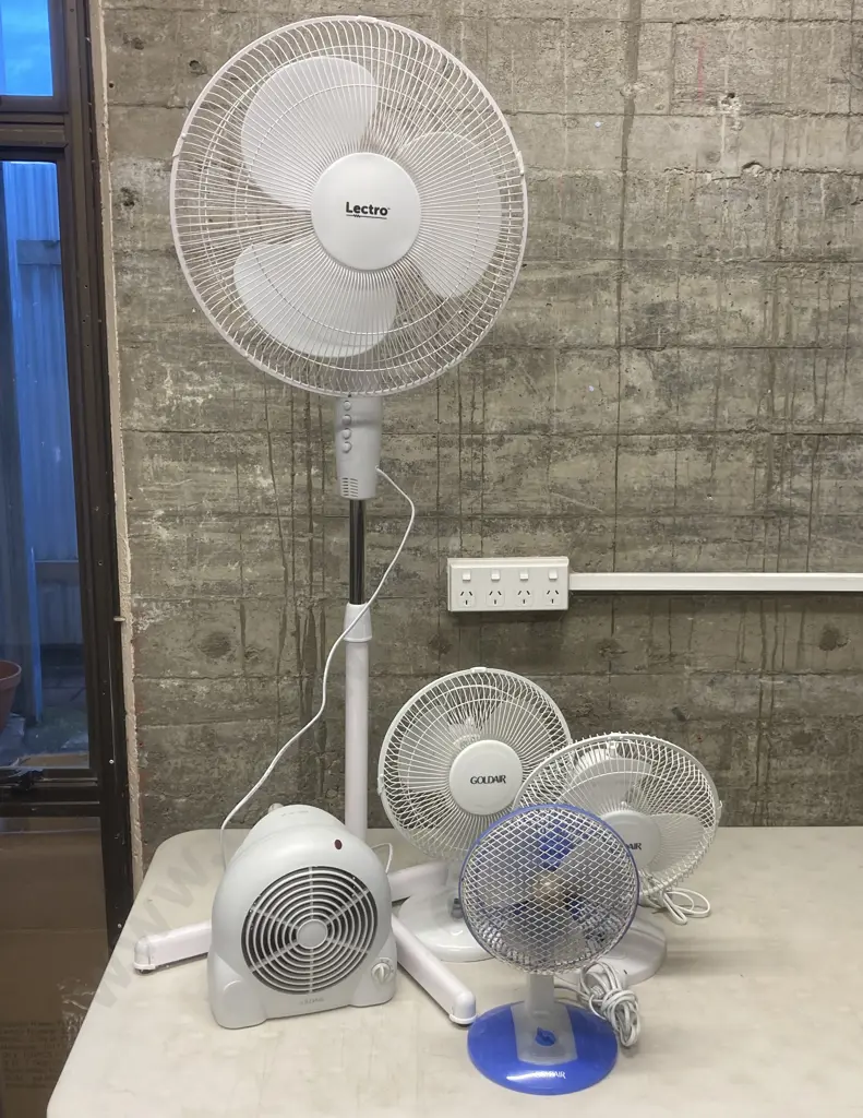 Four Fans & A Fan Heater Image 1++
