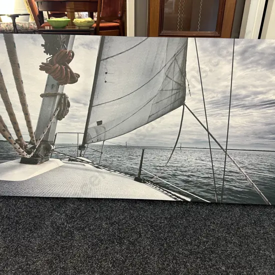 Picture On Canvas Sailing Scene H60,W120