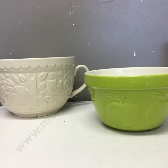 Mason Cash White Bowl & Apple Pudding Bowl