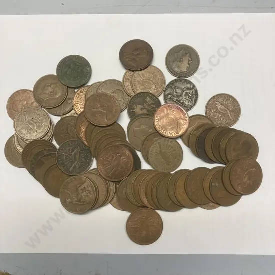 Assorted One Penny Coins