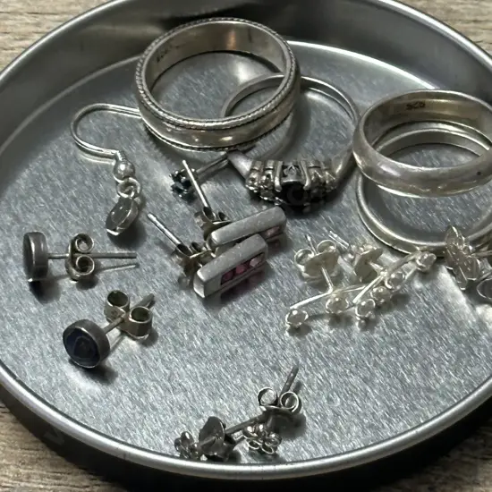 Selection Of Earings & Rings Including 925