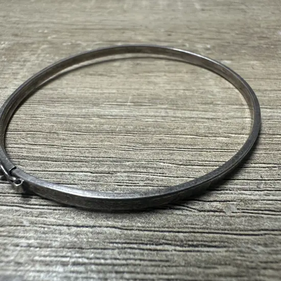 Vintage Sterling Silver Stamped 925 Bangle